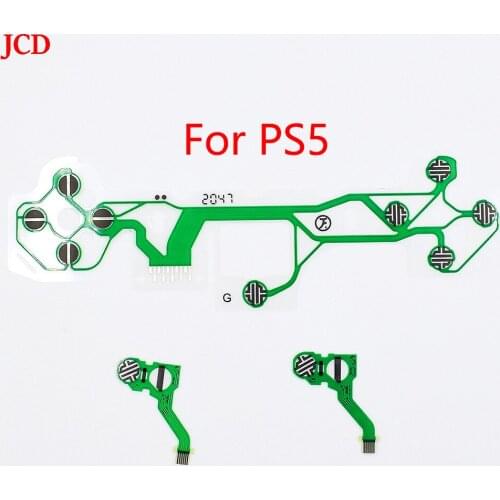 JCD 10pcs Apply to do filme condutor do controlador ps5 para o cabo flexível do cabo da fita do controlador do filme ps5