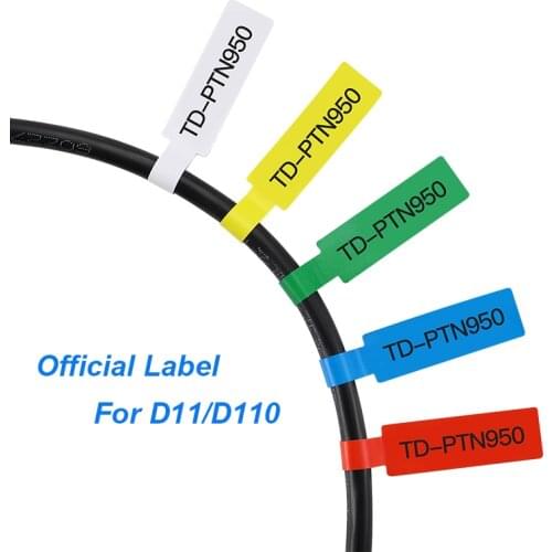 [Buy 5 get 30% off]NIIMBOT Official Label for D11 / D110 Machine Sticker Cable label flag pigtail Thermal Paper Waterproof Blank