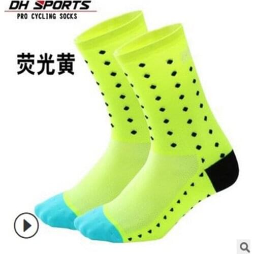 2019DH new Coolmax Socks Calcetines Ciclismo Men Socks Mtb Wear-resistant Breathable Hicken Unisex Cycling Bike Sock