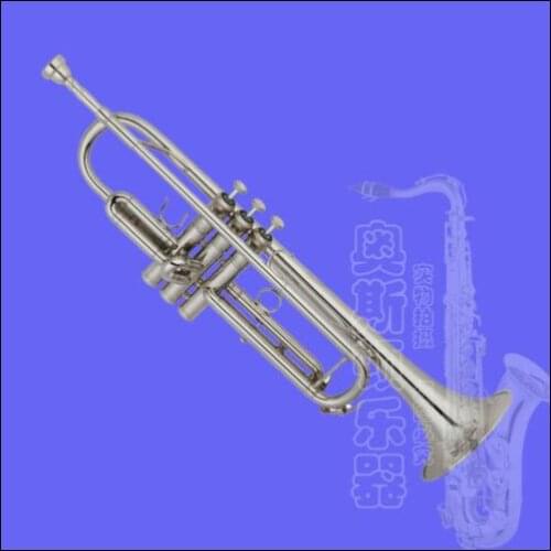Excellent Bb trumpet Nickel-plated good technique sound