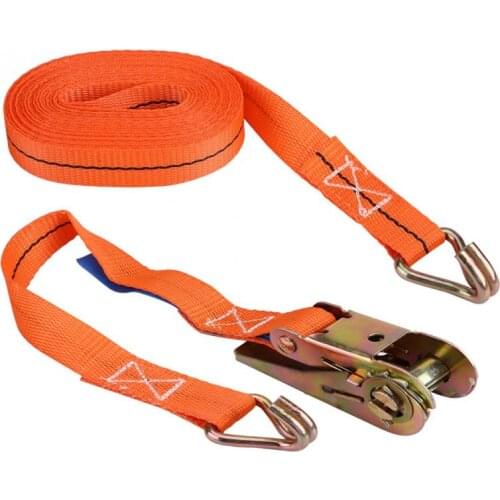 5m/16ft Tie Down Lashing Strap Heavy Duty 1 Ton for Cargo Van Trailer Emergency Tensioning Belts car accessories car tools