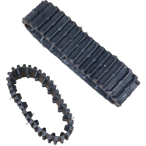 Snow Blower Rubber Track Sweeper For Kids Go Kart Karting UTV Buggy Quad ATV Snowy Sand Snowmobile Caterpillar Tracks