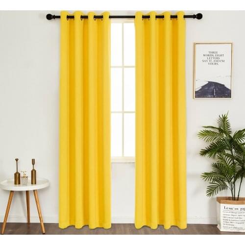 MERRYLIFE Modern Blackout Curtains For Living Room Window Curtains For Bedroom Curtains Fabrics Ready Made Finished Drapes Blind