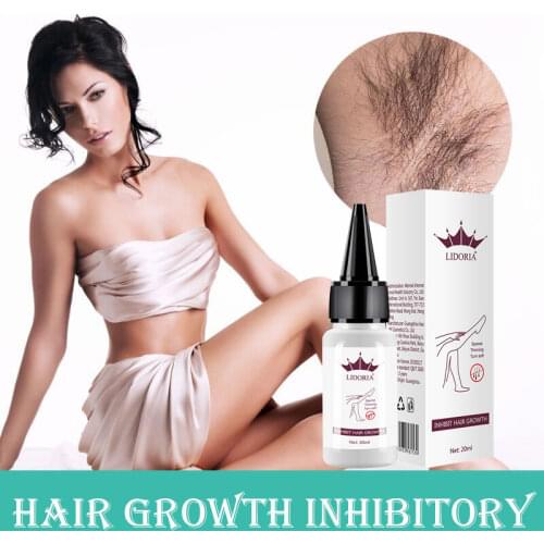 Natural Permanent Hair Removal Serum Stop Hair Growth Inhibitor Removal Face Armpit Legs Body Pubic Hair Depilation Serum 10ml