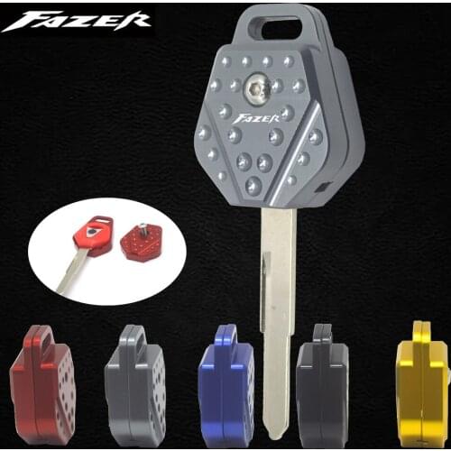 For Yamaha FAZER FZ1 FZ8 FZ6 keys cap decoration Motorcycle Modification Aluminum alloy key Protective cover
