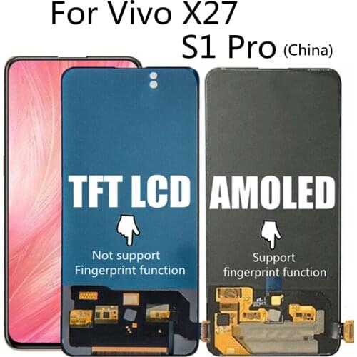 6.39'' LCD For Vivo X27 V1829 V1838 LCD Display Touch Screen Digitizer Assembly Replacement for phone VIVO V15 PRO LCD