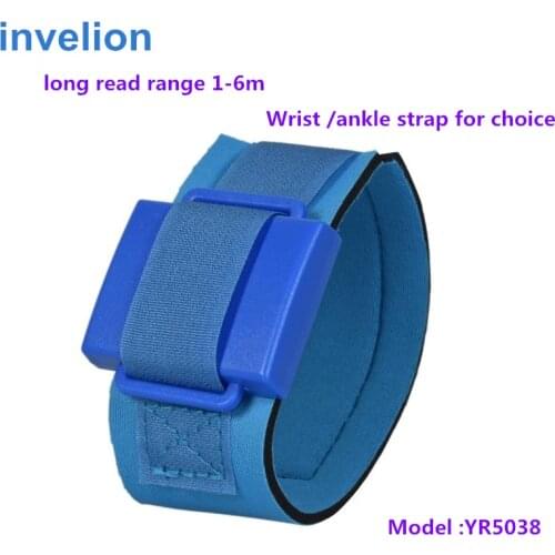 200pcs/lot 860-960mhz reusable long range 1-6m UHF rfid wristband/ankle tag for triathlon marathon race timing chip