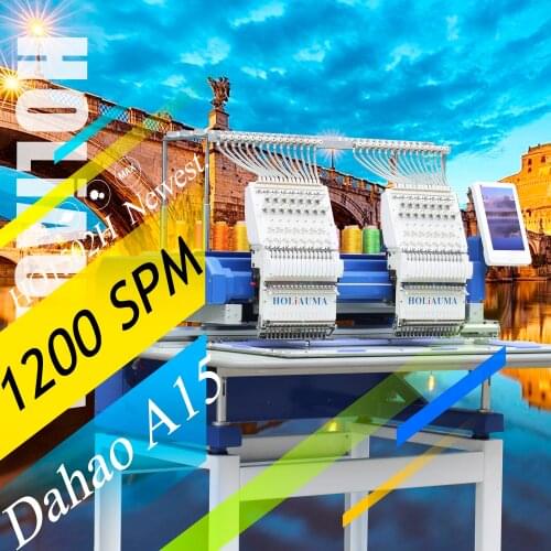 3 Years Quality Warranty!!!2 Head Brother Pr1050x Pe800 Happy Japan Quality Home Computer Embroidery Machine Max Speed 1200 SPM