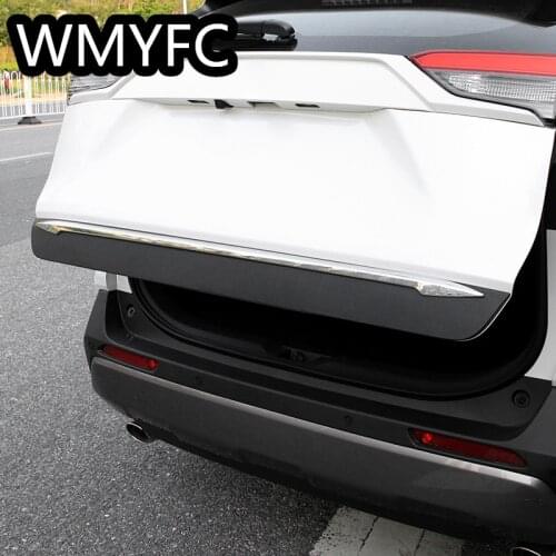 ABS Chrome Tailgate Trim Cover Lower Car Styling Accessories For Toyota Rav4 V XA50 2019 2020 2021