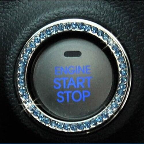 Diamond Ignition Switch Cover Decoration Sticker Protection Ring for Mazda 2 3 5 6 CX5 CX7 CX9 Atenza Axela