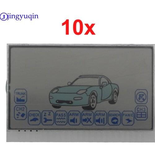 Bilchave 10pcs Russian version of the LCD flexible cable train A6 car remote control for Starlionr