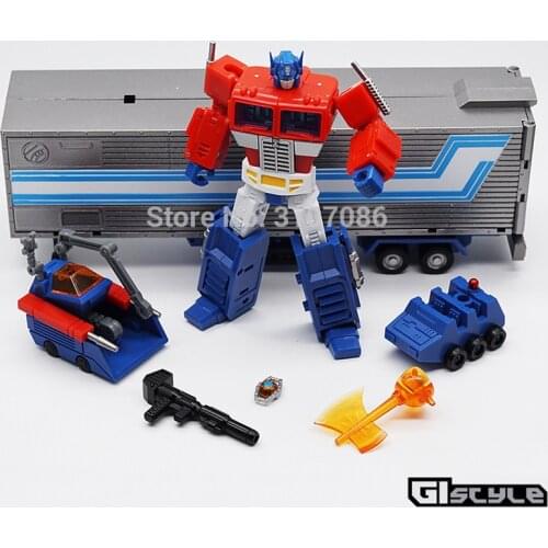 G1 Transformation Mech Planet HS-02 HS02 HS-02B HS02B OP Commander With Trailer Roller Hot Solider Action Figure Robot Toys