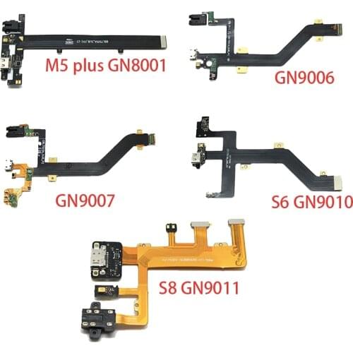 For Gionee M5 plus GN8001 GN9006 GN9007 S6 GN9010 S8 GN9011 USB Charging Port board with Microphone parts flex cable