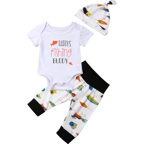 3Pcs Summer Newborn Infant Baby Girl Boy Outfits Clothes Romper Bodysuit Pants Leggings Set Cotton Baby Girl Clothes Fashion