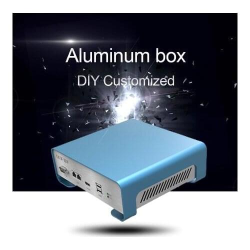DIY electronic projects enclosure aluminum extrusion case box for PCB aluminum housing P01 133.4*55*109mm