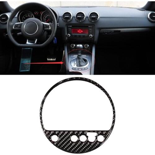 Car Carbon Fiber Gears Panel Sticker Decoration Fit For TT MK2 8J 08‑14