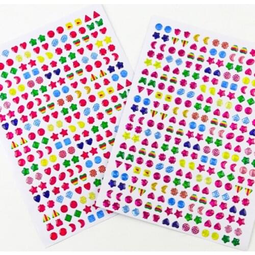 1 Sheet Kawaii Nail Ear Stickers DIY Decoration Scrapbooking Phone Stick Label Office School Supplies Stationery