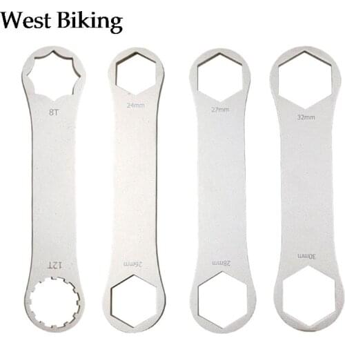Front Fork Wrench Tire Change Tool Compatible With XCR/RST/XCM Stainless Steel Bike Spanner Bicycle Tools