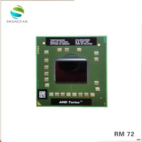 AMD Turion 64 X2 Mobile technology RM-72 RM 72 RM72 2.1 GHz Dual-Core Dual-Thread CPU Processor TMRM72DAM22GG Socket S1