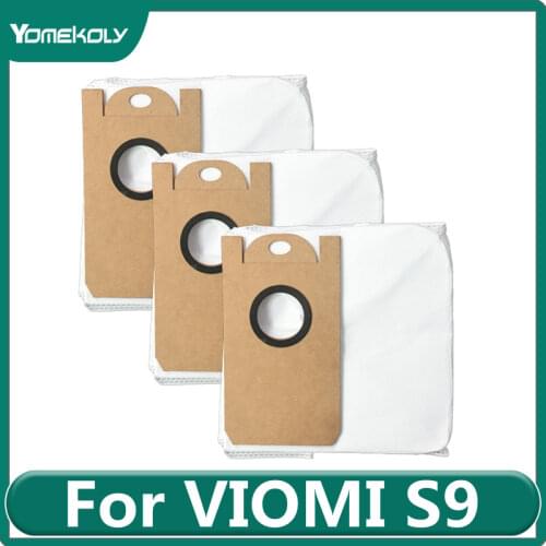 For VIOMI S9 Robot Vacuum Cleaner Dust bag Cleaner High Capacity Leakproof Dust Bag Replacement Accessories Parts Kits