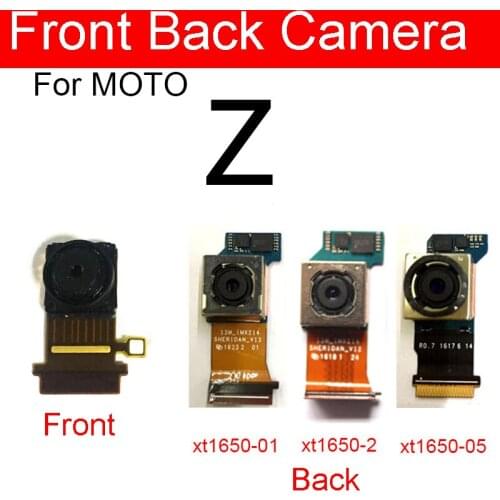 Rear & Front Camera Flex Cable For Motorola Moto Z XT1650 xt1650-01 xt1650-2 xt1650-05 Big Back Camera Flex Ribbon Replacement
