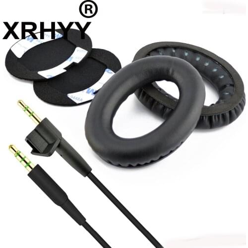 XRHYY Replacement Earpad Cushion Audio Cable (With Mic and Volumn Control) For Bose AE2, AE2i, AE2w Headphones