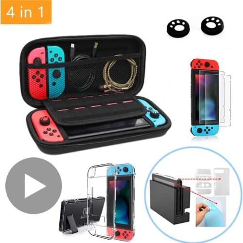 Storage Bag Pouch For Nintendo Switch Case Accessories Cover Carrying Protection Game Console Control Nintendoswitch Protective
