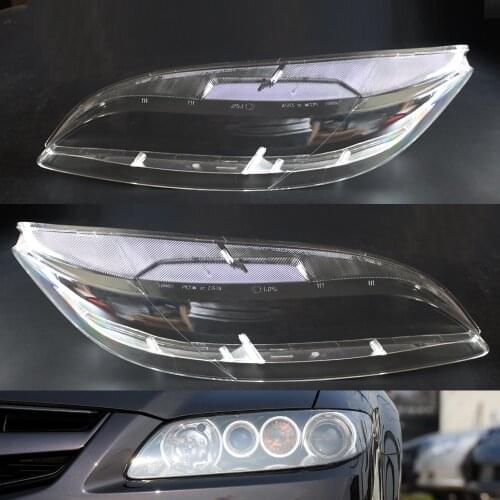 Replacement Headlight Headlamp Plastic Clear Lens Cover For Mazda 6 2003-2008