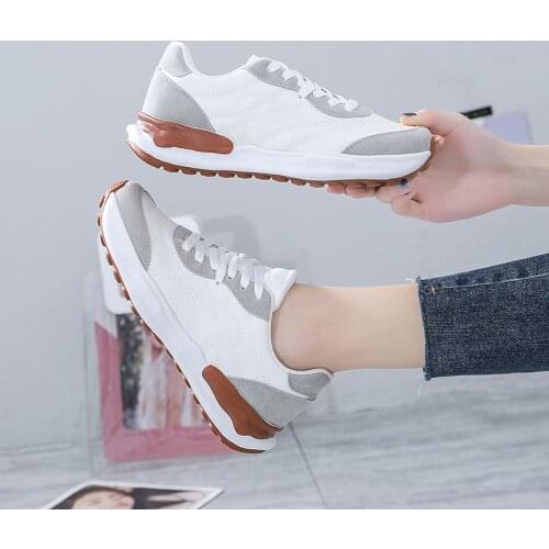 Womens Shoes 2021 New Breathable Sneakers For Women Casual Flats Woman Vulcanize Shoes Sneakers Zapatos De Mujer