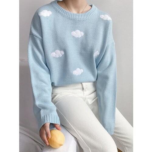 Sweaters Knitted Stylish Pullovers Minimalist Loose Casual Wild Jumpers New 2021 Winter Spring Women