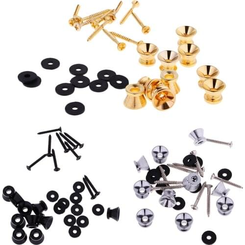 10pcs Replacement Strap Lock Pins Button for Ukulele Electric Guitar Bass