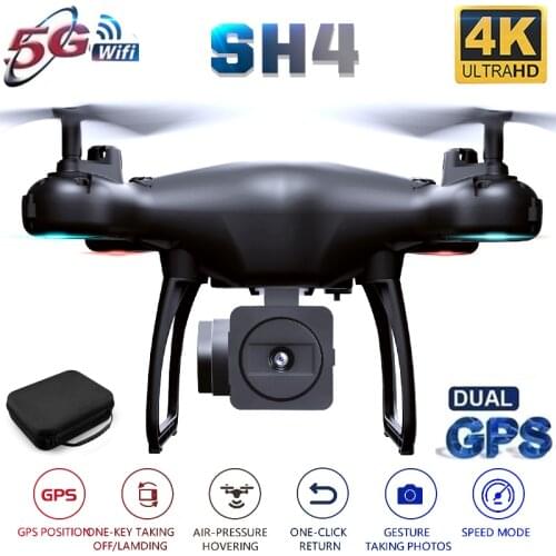 2020 New GPS SH4 Rc Drone 4K HD Profesional with Camera 5G Wifi FPV Aerial Photography Ultra-Long Life Toys For Kids