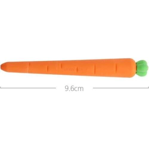 3pcs Creative cute childrens pen-shaped carrot carrot eraser special stationery supplies
