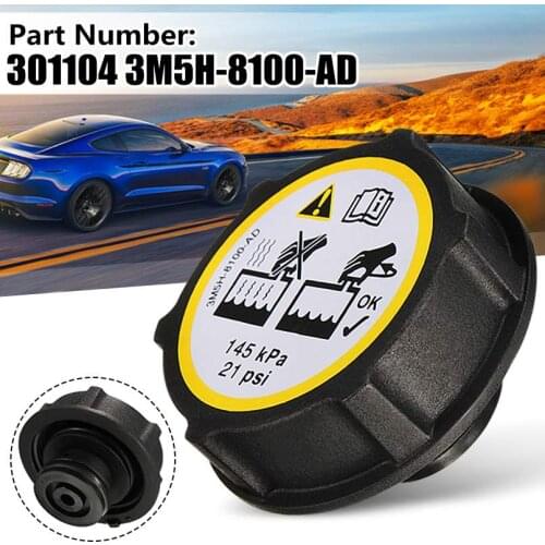 Car For Ford Focus For Mazda 3 Coolant Water Radiator Bottle Expansion Tank Cap 1301104, 1224233, 3M5H8100AD