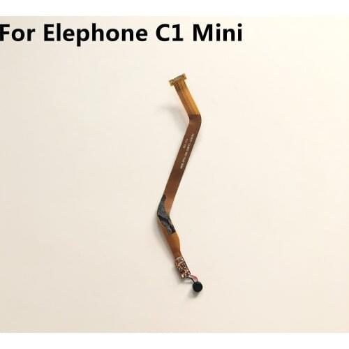Used USB Charge Board to Motherboard FPC + Mic Microphone For Elephone C1 Mini MT6737 5.0" 720 x 1280 Smartphone