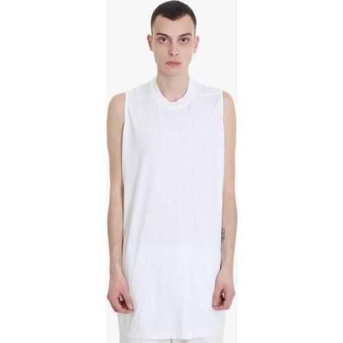 Black simple vest T-shirt male loose summer cool Japanese retro street plain short-sleeved T