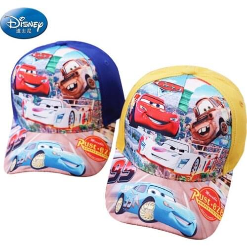 Disney Car Mobilization Spring Summer Cartoon Cotton Baseball Cap Baby Boys Girls Childrens Kids Sun Hats Hip Hop Snapback Hat