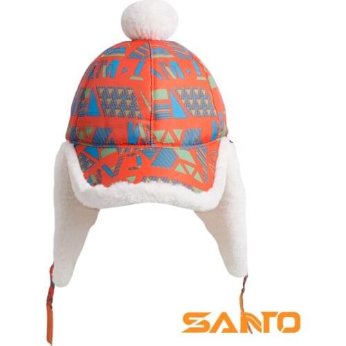 Santo Winter Kids' Outdoor Warm and Wind-proof Leifeng Cap Protecting Ears Child Snow Hat M34