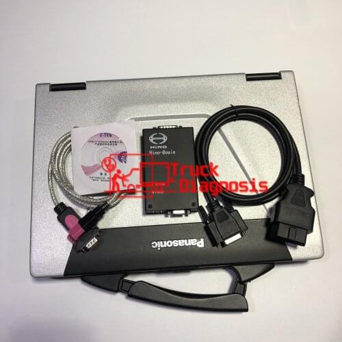 Excavator Truck Diagnostic tool for HINO Bowie Explorer Engine 3.16 DX Diagnostic Interface Scanner +CF52 Laptop