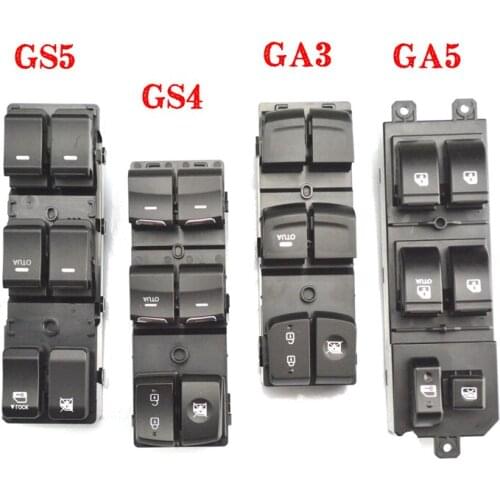 Electric Window Glass Lifter Control Switch for Trumpchi GS4 /GS5 /GA6 / GA5 /GA3 Door Window Glass Master switch button