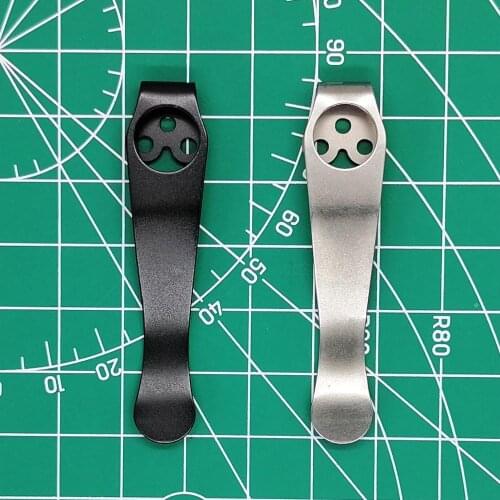 Titanium Alloy Pocket Clip for SPYDERCO Paramilitary 2 C81 C10 C11