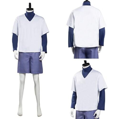 Hunter X Hunter Killua Zoldyck Cosplay Costume Adult Top Shorts Christmas uniform halloween costume outfit