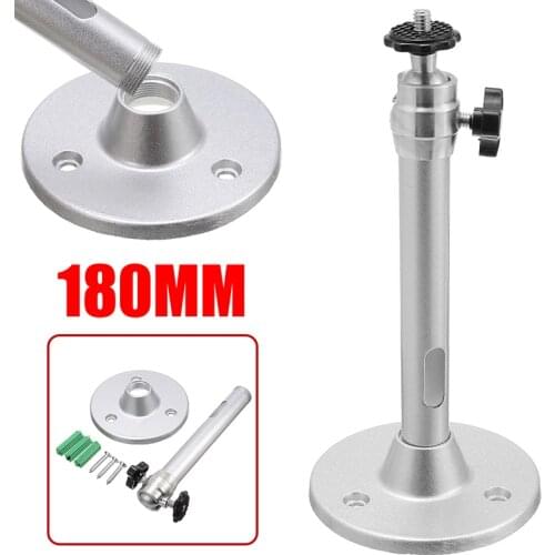 18cm Projector Brackets Aluminum alloy 360 Degree Adjustable Wall Ceiling Projector Bracket Metal Swivel Mount Holder Stand