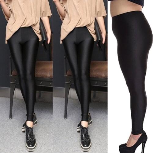 Leggings 2018 New Brand Women Casual Solid Skinny Leggings Stretchy Pants High Waist Pencil Jeggings