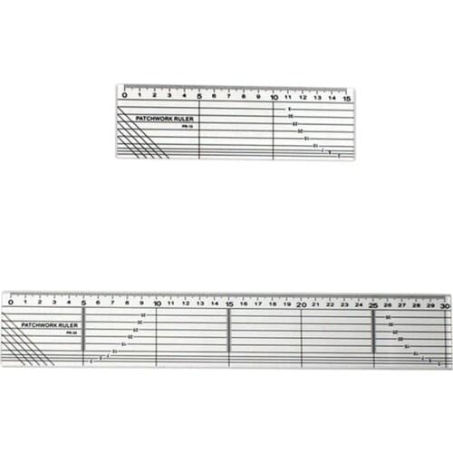 Patchwork Ruler Transparent Acrylic Tailor Dressmaker Sewing Rulers Carving knife Quilting Patchwork Ruler Sewing Leather Tool