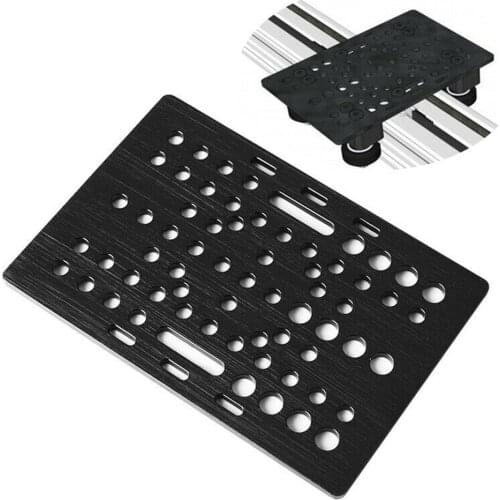 3D Printer openbuilds aluminum plate T3x88x127 special slide aluminium plate for aluminium profile V-Slot Gantry Plate(20-80mm)