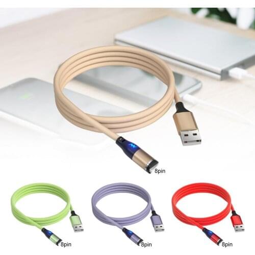 2021 Newest Universal USB Cable Type-C Quick Charging 2.4A 5A Liquid Silicone Magnetic Micro USB Type-C 8Pin Cable for Office