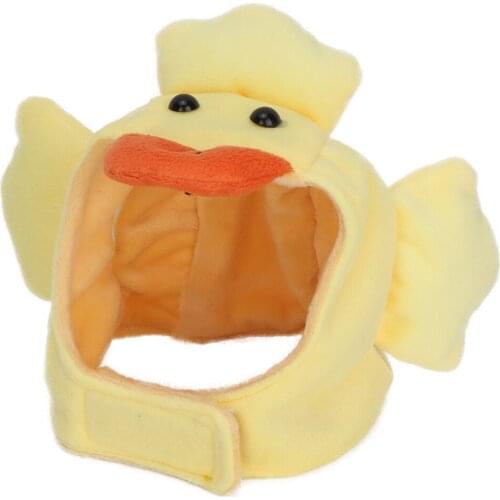 Cute Animal Duck Shape Pet Accessory Funny Cosplay Decoration Hat Cap for Pet Cat