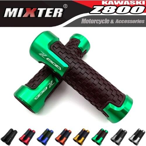 Motorcycle Accessories 22mm Hand Grips Rubber Gel Handle Grip Handlebar For KAWASAKI Z800 Z-800 2012 2013 2014 2015 2016 Z 800