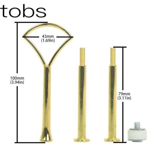 Multi-Style Gold And Silver 2 Or 3 Tier Handle Fitting Hardware Rod Tool
